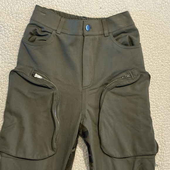 Lulunico by Chicways Camouflage Cargo Pants Army Green Small - Picture 4 of 16